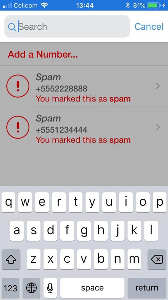 How to remove a phone number from my Spam List ? - iOS Sync.me